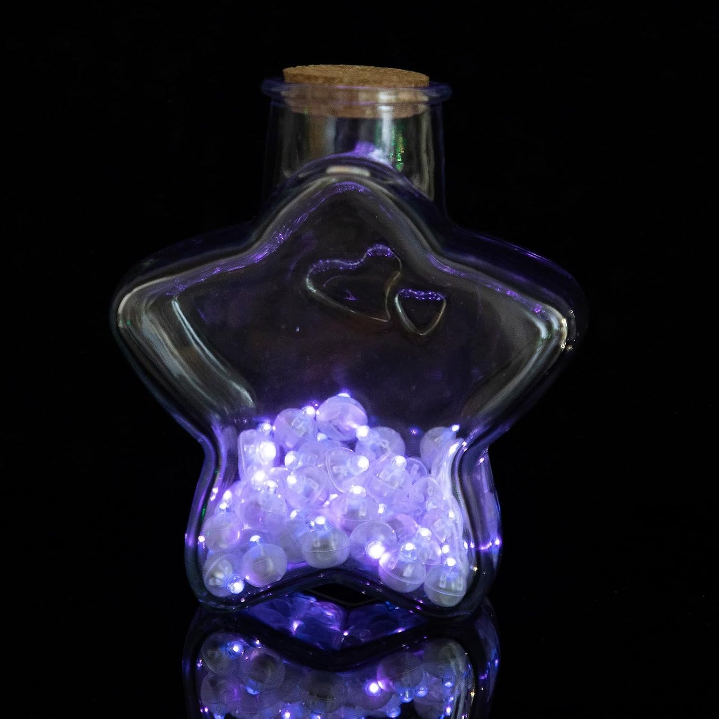 50pcs LED Purple Balloon Light, Round Led Mini LED Lights for Paper Lantern Balloon Indoor Outdoor Party Event Fun, Birthday Party Wedding Decoration Supplies