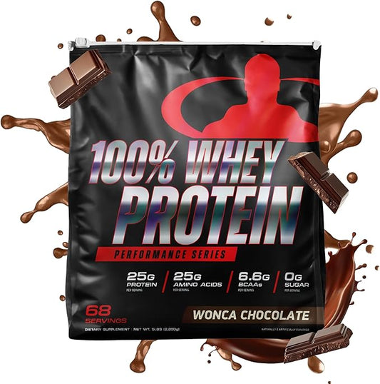 GL 100% Whey Protein, Cold Filtered Whey Protein - Rapid Amino Acid Delivery - Natural Coco for a Rich Chocolate Flavor - Tub Weighs 5 Pounds, Contains 68 Servings