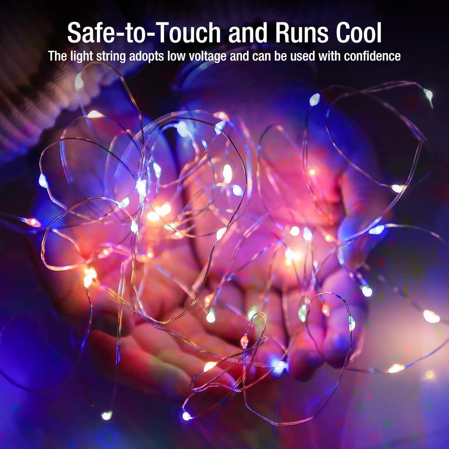 12 Pack Fairy Lights Battery Operated - 7ft 20 Led Twinkle Lights 3 Modes, Multi-Colored Bulk Mini String Lights Waterproof for Mason Jars Vases DIY Party Wedding Decoration Christmas