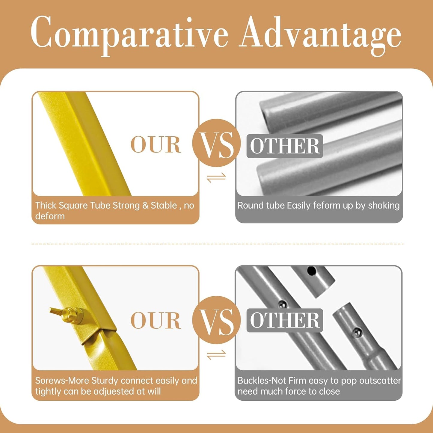 5.9 Feet Moon Shaped Wedding Arch Backdrop Stand Gold Frame for Festival Decorations Easy Assembly Rustproof Reusable Iron Material Ideal for Wedding Venue and Party Balloon Arch Display