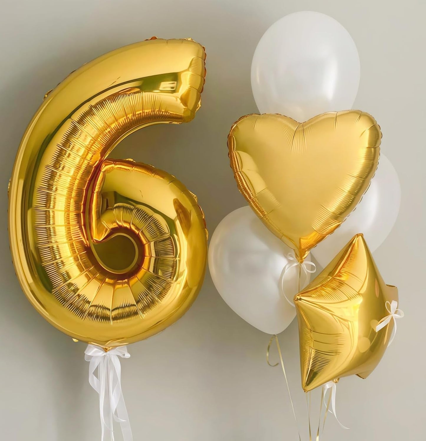 Gold 1 Balloon Number,40 Inch Number 1 Balloon Large Gold 1 Foil Mylar Helium Balloon for Birthday Party Decorations