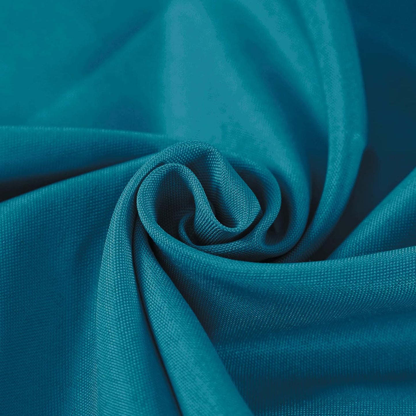 Fokitut 2 Pack Waterproof Round Tablecloth, 90 Inch, Stain Resistant and Wrinkle Polyester Table Cloth, Fabric Table Cover for Kitchen Dining, Wedding, Party, Holiday Dinner-Caribbean Blue