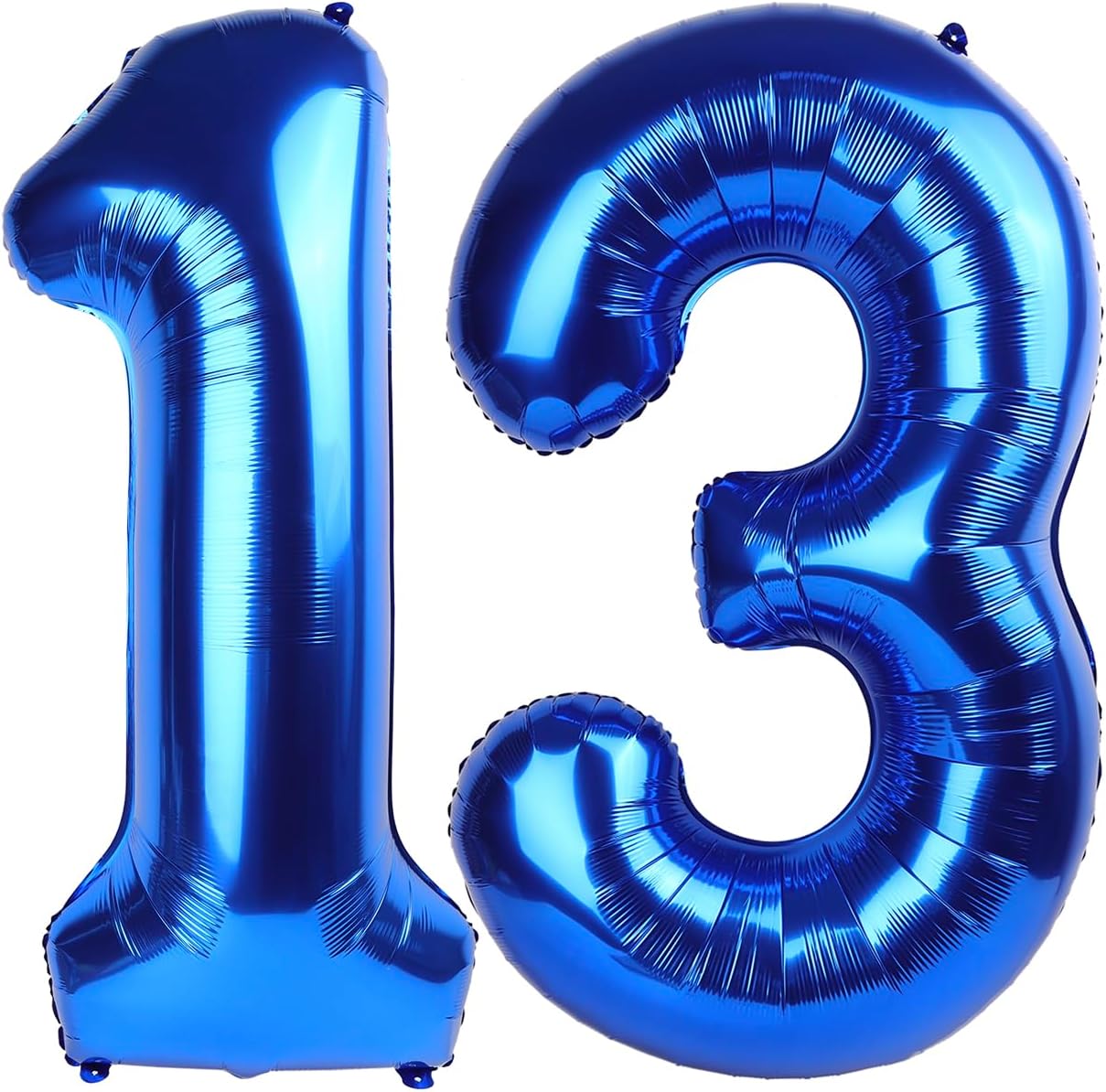 Large Navy Blue 13 Number Balloon 40 Inch, 13 Wednesday Birthday Balloons, 13 Party Decorations, Birthday Parties Anniversary Graduation Supplies