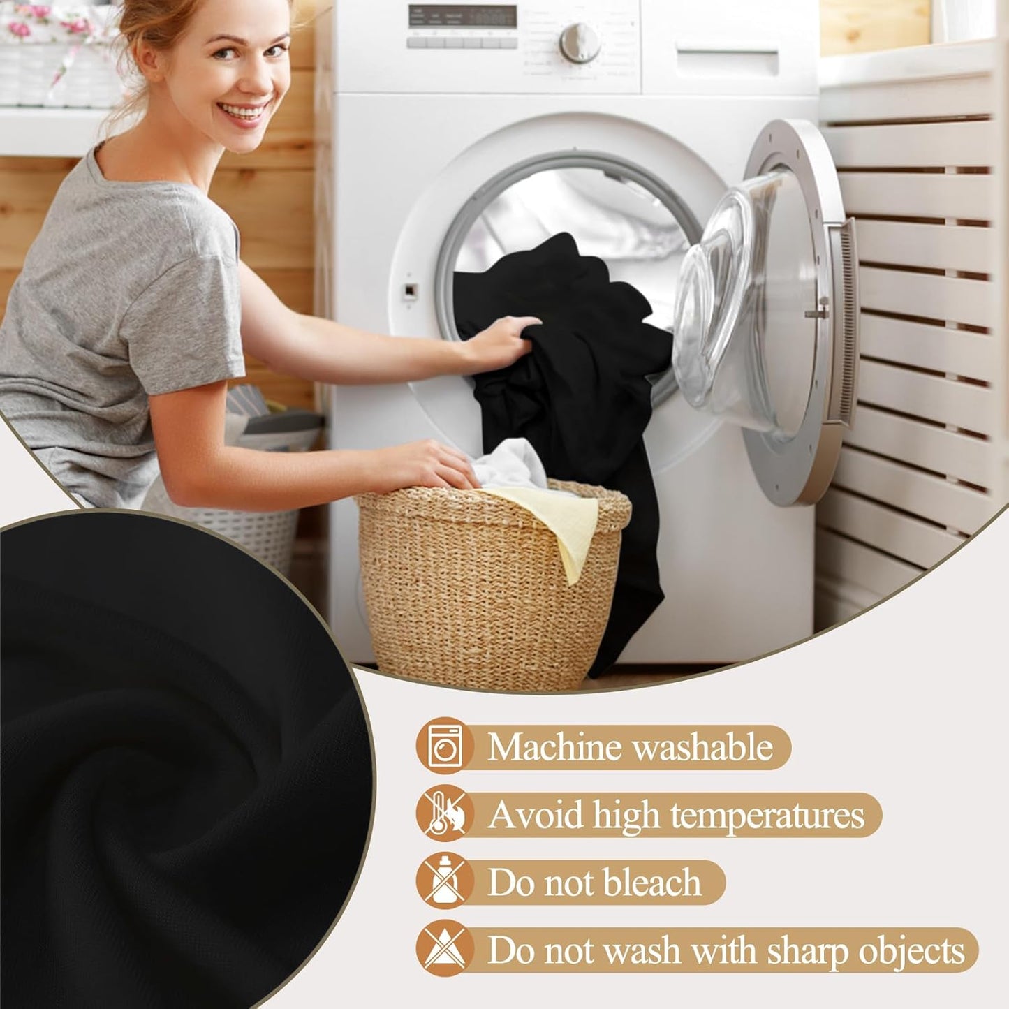 Ledido Wedding Arch Backdrop Cover 6FT 7.2FT Arch Covers 2Set Fitted Stretchy Spandex Round Top Stand Backdrop Cover for Wedding Banquet Ceremony Birthday Party Baby Shower Event Decoration,Black