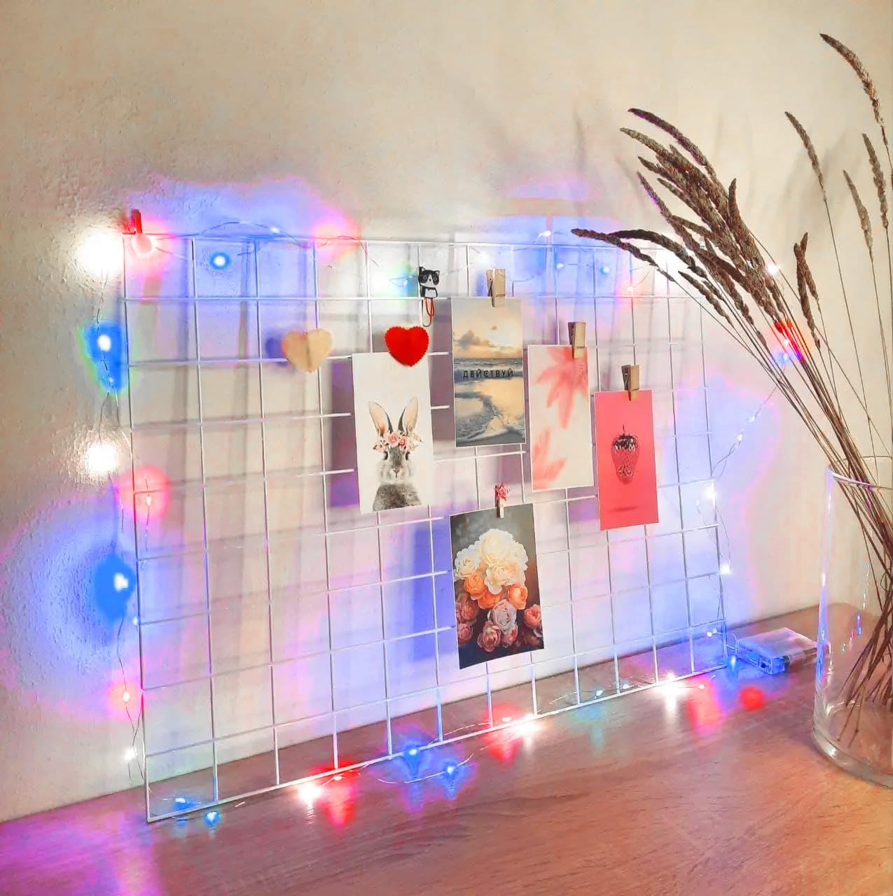 Christmas Fairy Lights Decorations, 4-Pack Red White and Blue Battery Operated Lights with Timer, Waterproof 16FT 50 LED String Light Indoor Outdoor for Xmas Tree Party Home Memorial Day DIY Decor