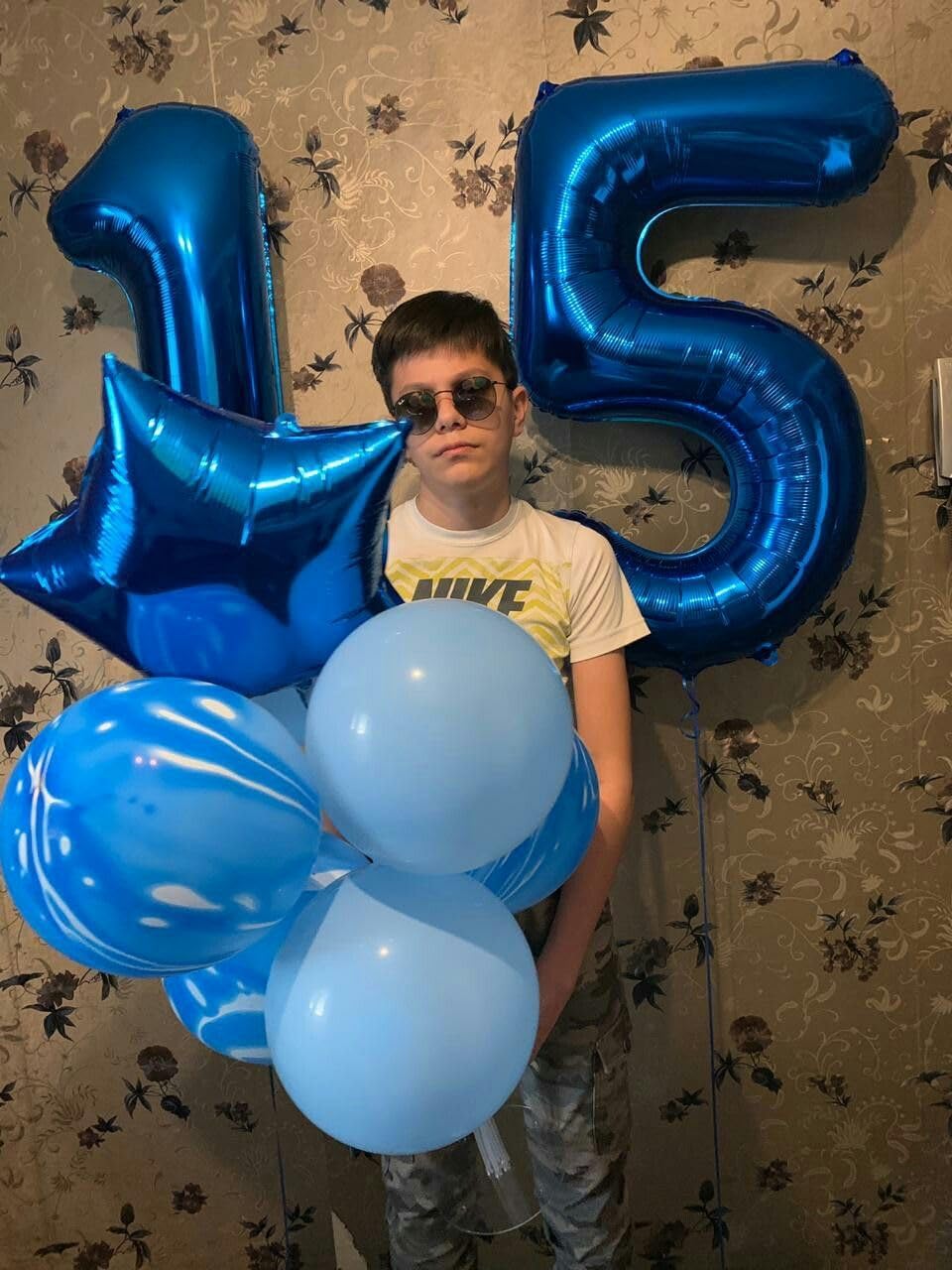 40 Inch Dark Blue Large Numbers Balloons0-9,Number 4 Digit Helium Balloons,Foil Mylar Big Number Balloons for 4th 14 Birthday Party Supplies Decorations Anniversary Wedding Supplies Decorations