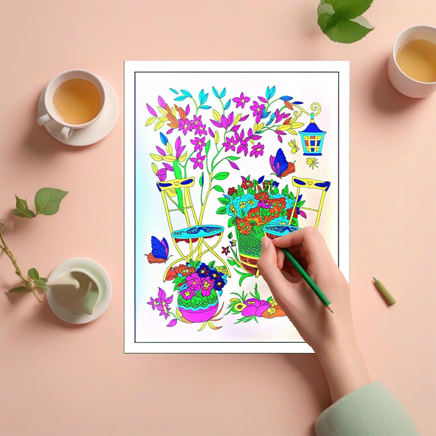 Bondream Adult Coloring Book for Adults Relaxation, Spiral Bound Coloring Books for Women, Anxiety Relief Gifts with 30 Patterns Included Dream Garden,Gift for Birthdays, Christmas, Anniversaries