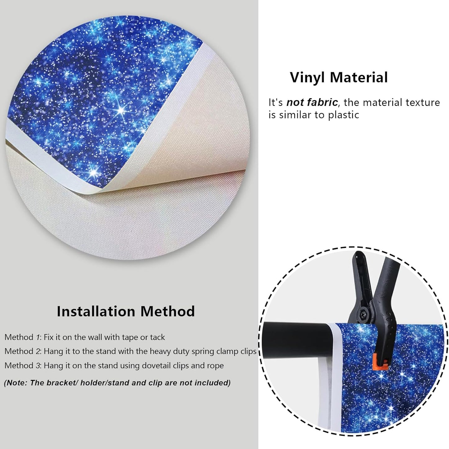 YongFoto Blue Glitter Backdrop 10x5ft Silver Light Spots Navy Blue Sequin Bokeh Photography Background Birthday Bridal Shower Wedding Photography Background Party Banner Decor Portraits Photoshoot