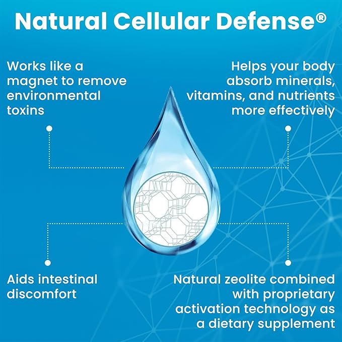 Waiora NCD Zeolite Liquid Drops – Pure Zeolite Binder for Immune Boost, Gut Cleanse, pH Balance, Best Liquid Supplement for Men & Women, pH Balance, Cleansing Drops (0.5oz, 90 Servings)