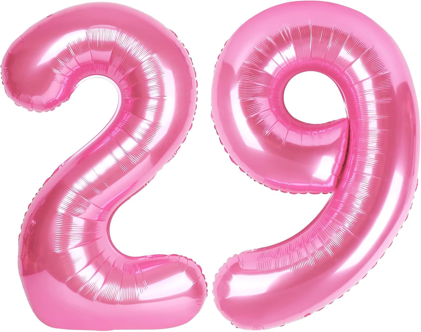 number pink 29 balloon