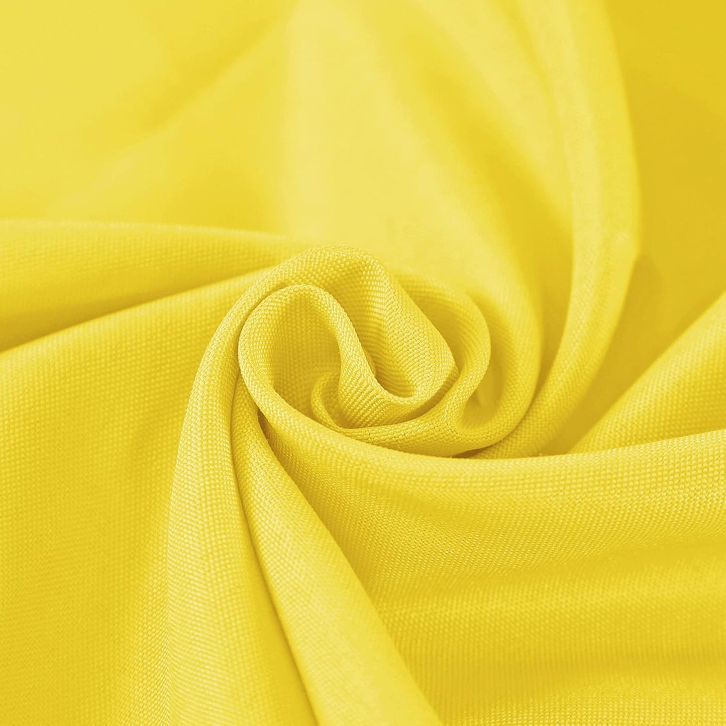 Rectangle Tablecloth 90x156 inch Washable Polyester Fabric Table Cloth for Wedding Party Dining Banquet Decoration（90x156, Yellow）