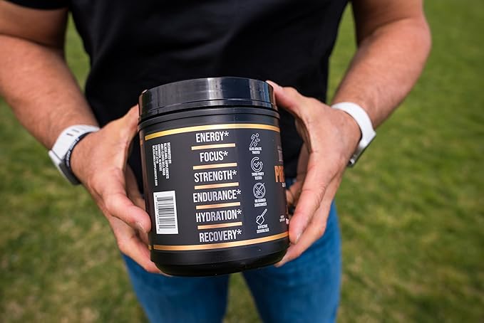 BLACKLABEL Supplements PRE Hustle V3 Pre-Workout Powder – NSF Certified for Sport – Energy, Strength & Endurance Support – Tropical Fusion Flavor – with Creatine & Caffeine – 30 Servings