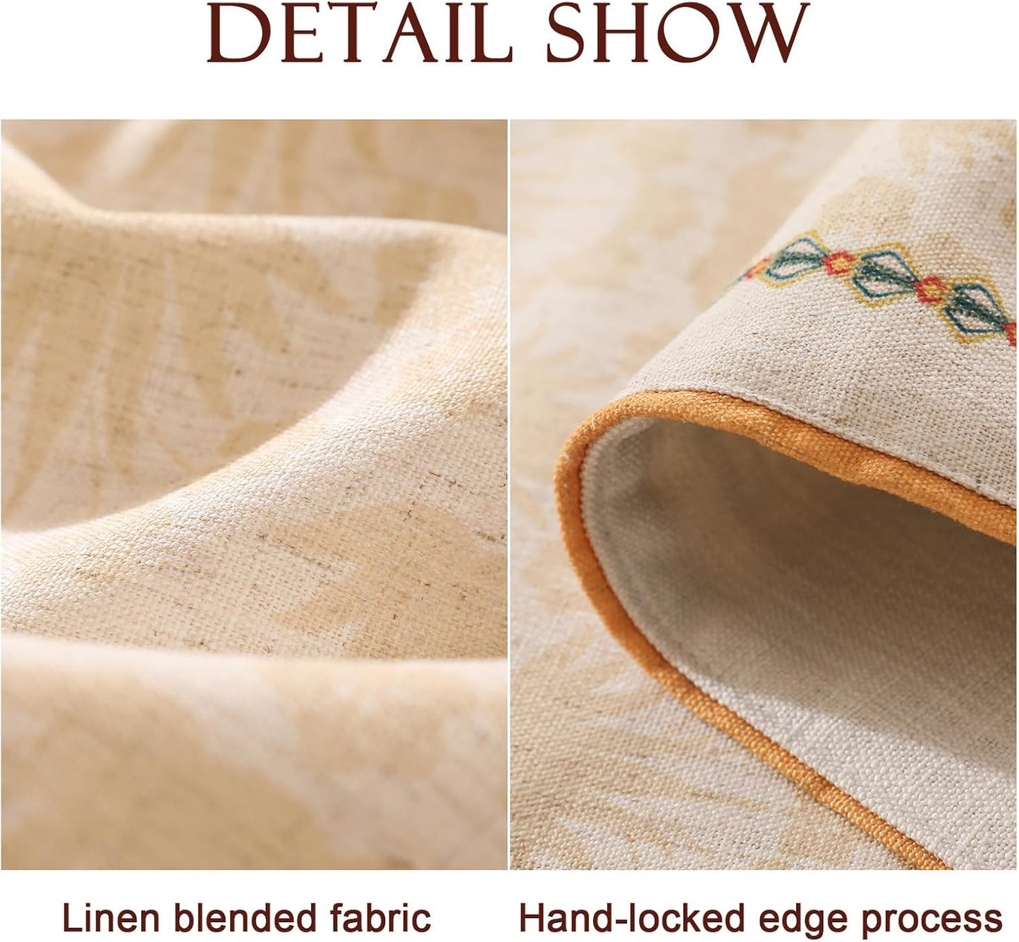 patdrea Designer Tropical Linen Table Runner 102 Inch Long, Yellow Vintage Elegant with Pineapple Pattern Table Mat,Decoration for Kitchen Dining Coffee Table Cover Banquet Christmas , 12"*102"