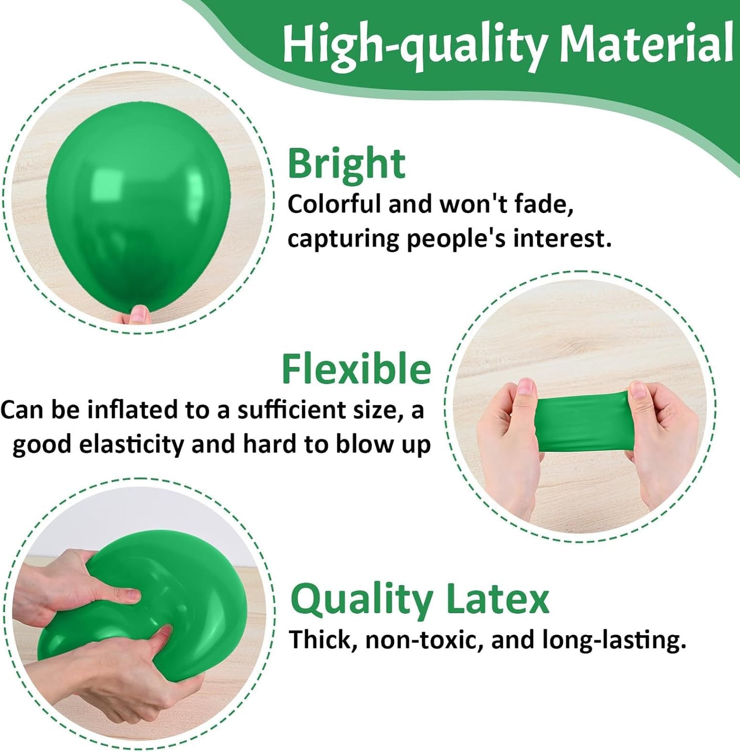 Jungle Safari Balloons, 50 Pcs Animal Print Balloons, 12 Inch Dark Metallic Green Gold Confetti Deer Paw Print Tiger Zebra Leopard Balloons for Birthday Baby Shower Jungle Safari Party Decorations