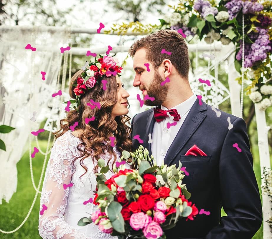 3000 Pcs Glitter Cute Sprinkle Party Confetti Table Decoration for Valentine's Day, Confetti Cannon, Wedding & Engagement Celebration