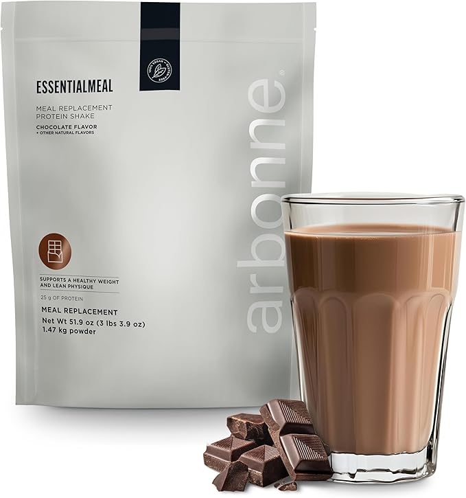 Arbonne Feelfit Pea Protein Shake - Daily Supplement Powder, Vegan Protein for Support of Overall Health, Energy and Well-Being, Chocolate