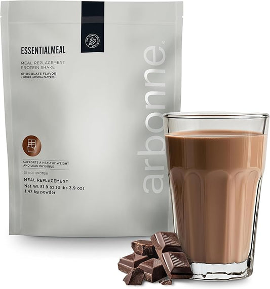Arbonne Feelfit Pea Protein Shake - Daily Supplement Powder, Vegan Protein for Support of Overall Health, Energy and Well-Being, Chocolate