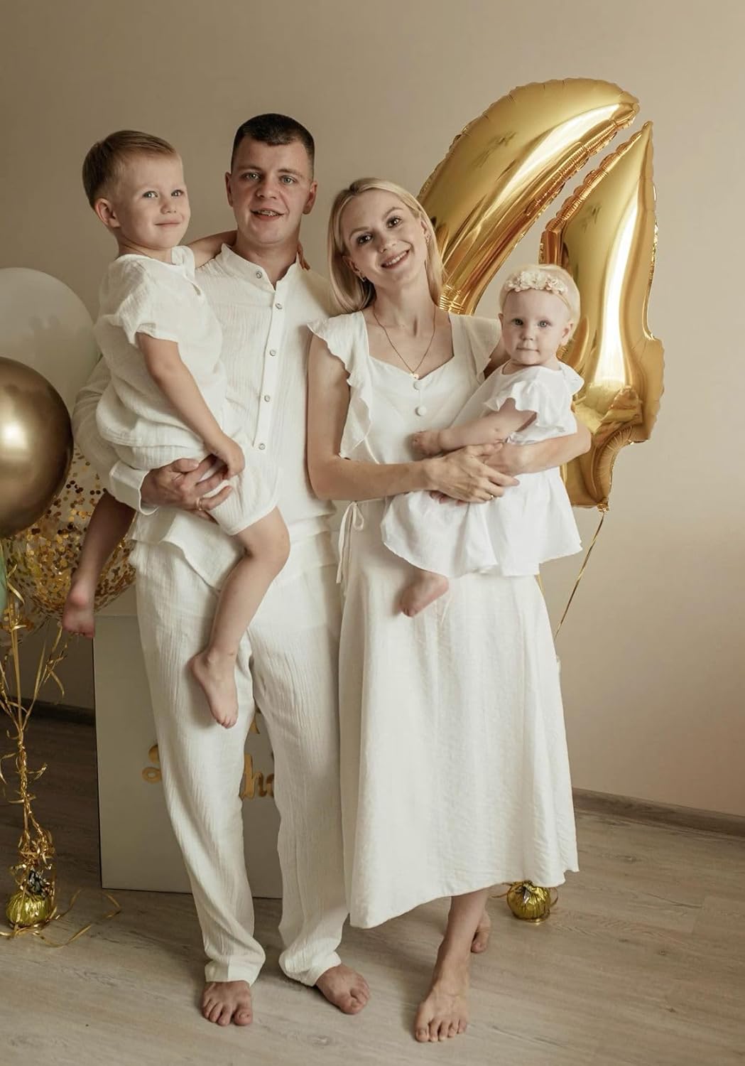 40 Inch Gold 4 Balloon for four Birthday,Glod Mylar Foil 4 Number Balloon Birthday Decorations for Girl Boy Toddler Baby 14th 24th 40th 44th Giant Number 4 Balloon Party Supplies