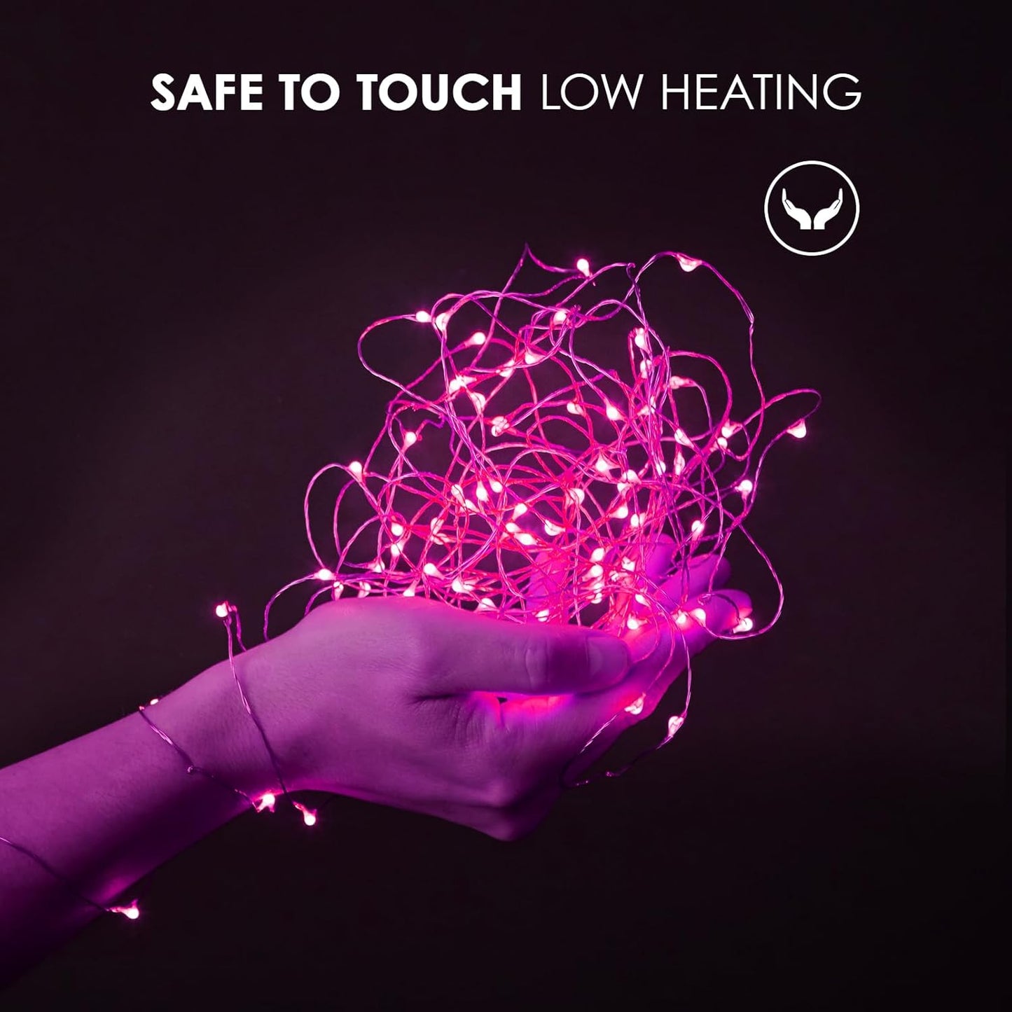 Fairy Lights 12 Pack Battery Operated 7ft 20LED Waterproof Silver Wire Christmas Lights for Outdoor, Indoor, Birthday, Wedding & Home Decor