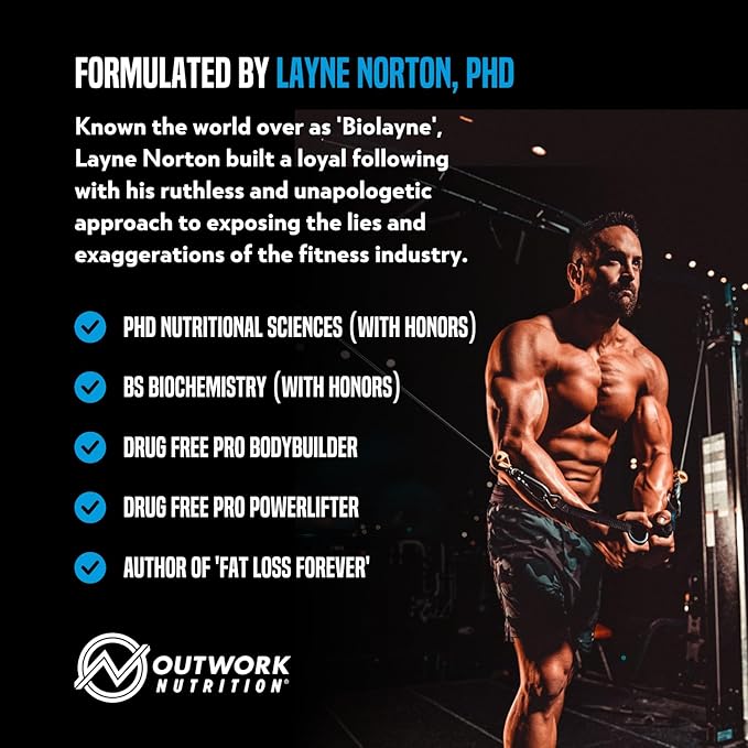 Outwork Nutrition Whey Isolate Protein Powder - Accelerates Muscle Building & Recovery - Low Lactose, Gluten-Free - Post Workout Supplement - Enhanced Protein Synthesis, 1.8lbs Chocolate
