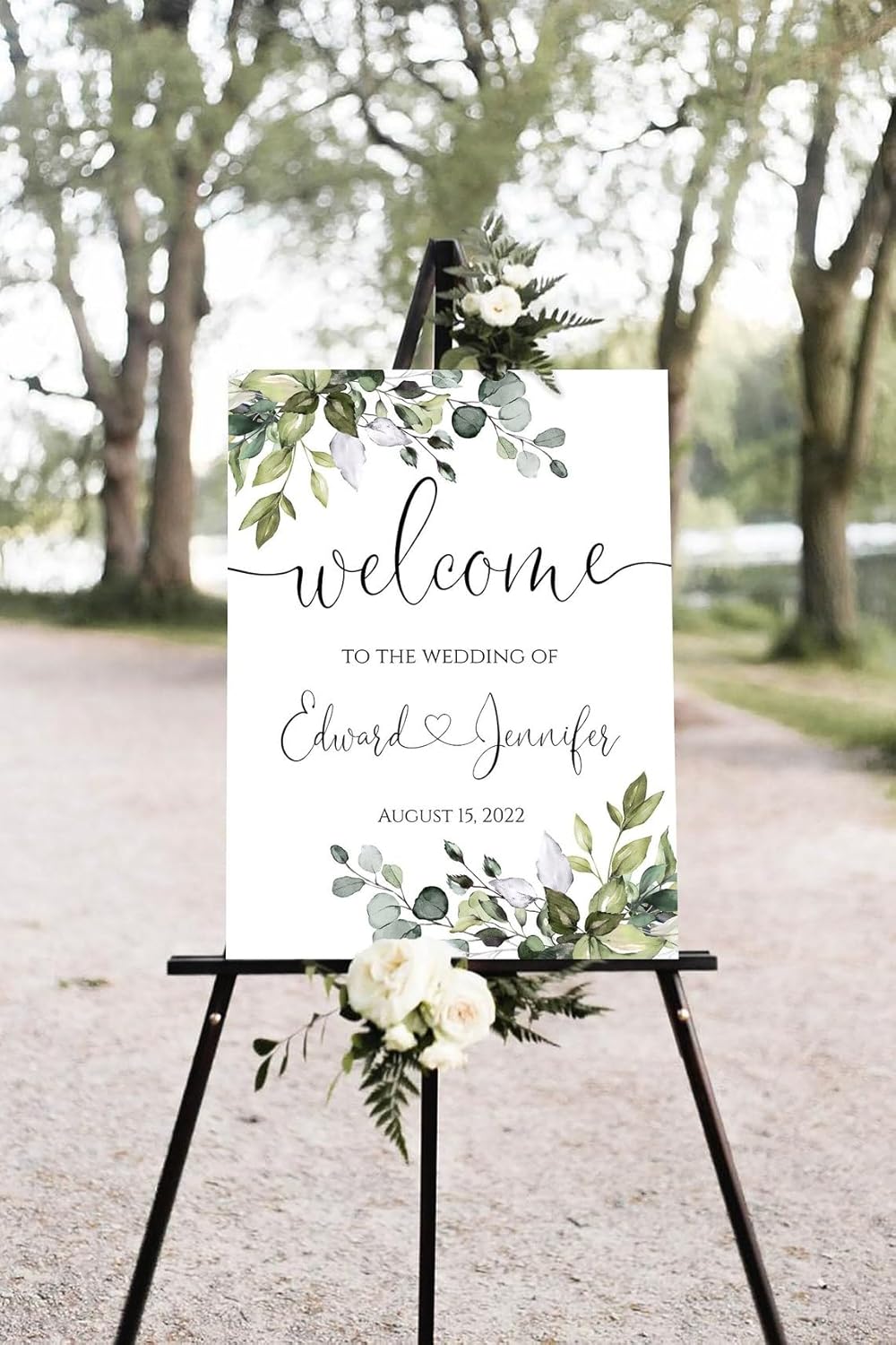 Welcome To Wedding Sign, Eucalyptus Wedding Welcome Sign, Wedding Welcome Sign Editable, Wedding Entrance Sign, Welcome Sign For Wedding