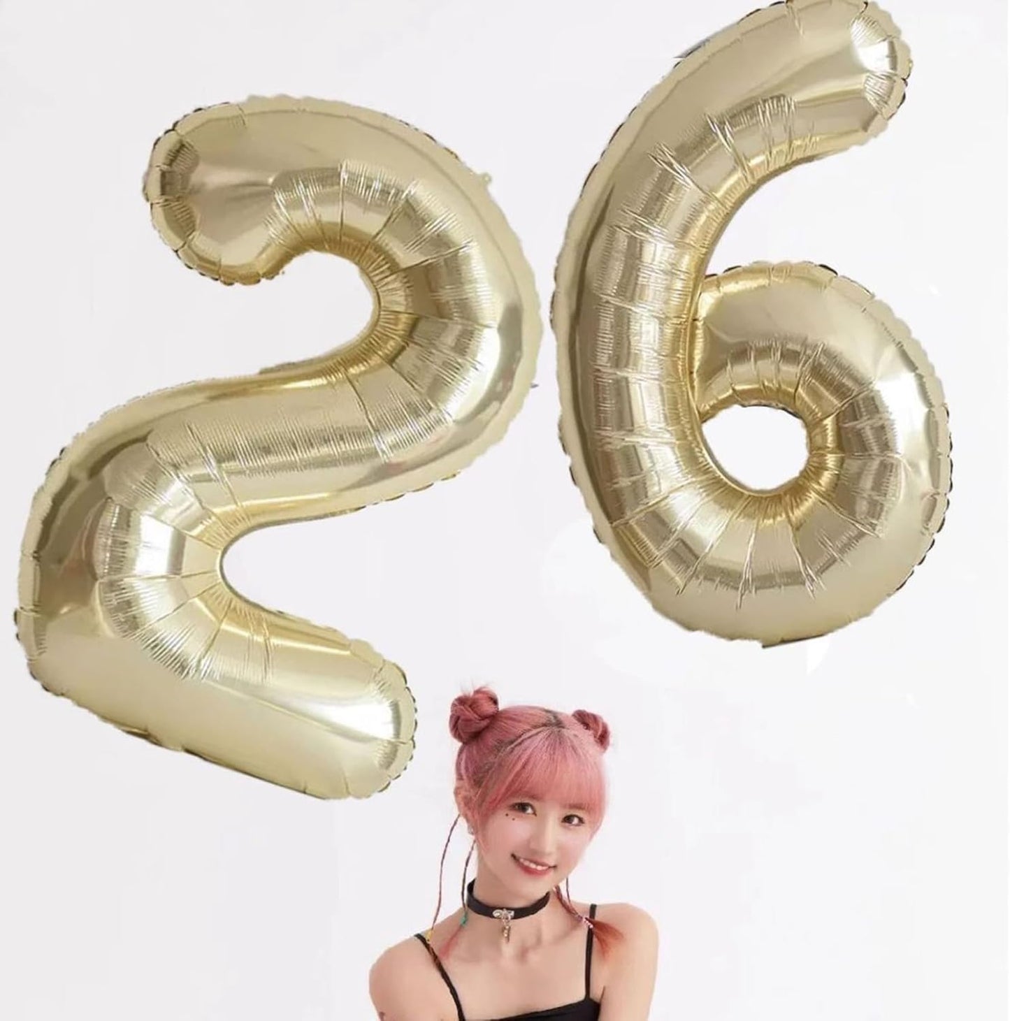 40 Inch Numbers 7 Light Gold Large Balloon Digital 7 for Birthday Party, 0-9 Birthday Party Decorations,Foil Mylar Big Number 7 Wedding Graduations Photo Shoot Decorations(Number 7)