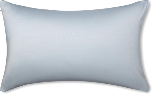 PILLOWY 12" x 20" Throw Pillow - Light Grey: 1 PCS Luxurious Premium Microbead Pillow with 85/15 Nylon/Spandex Fabric. Forever Fluffy, Outstanding Beauty & Support. Silky, Soft & Beyond Comfortable