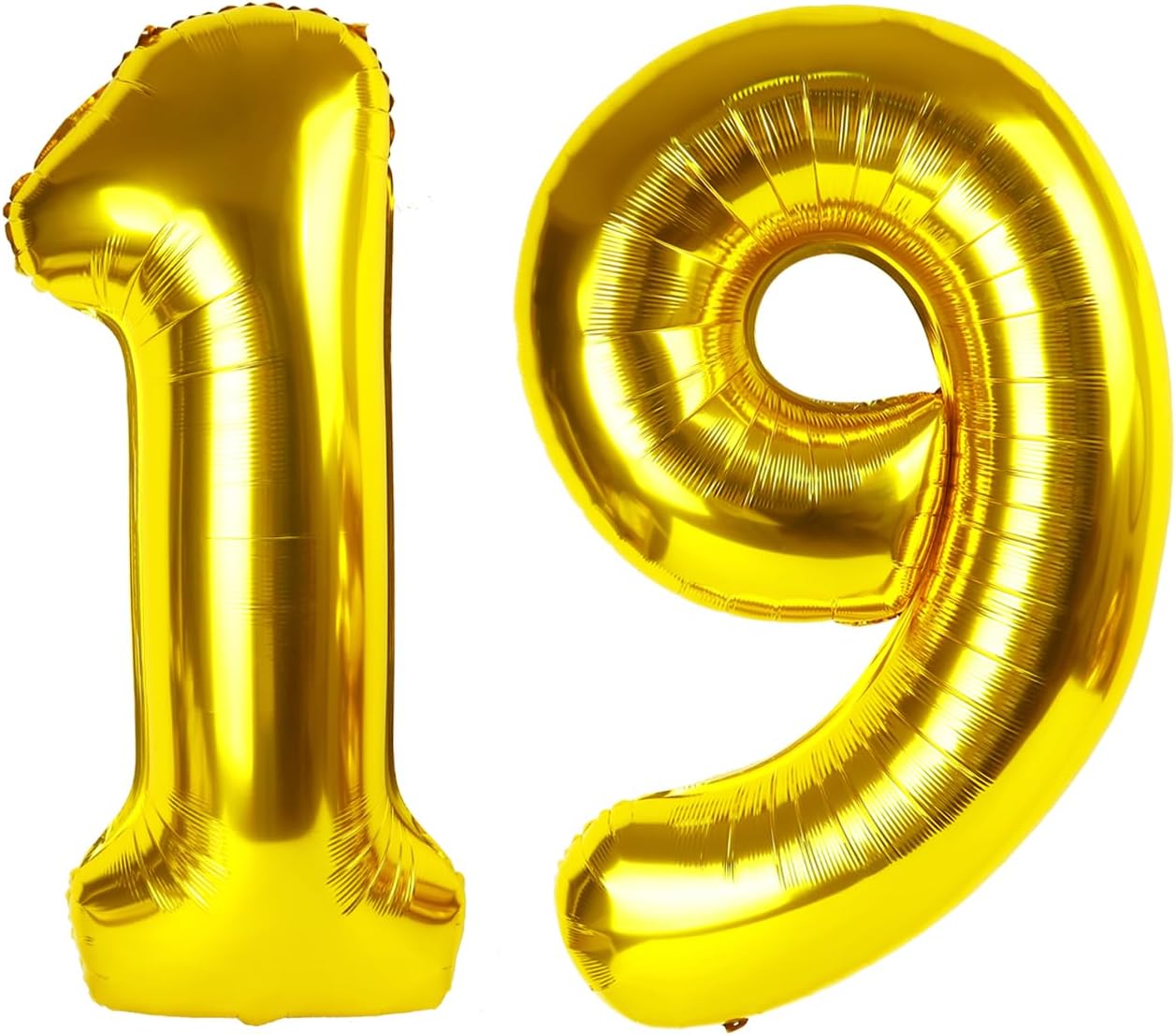 Big Gold 40 Inch 19 91 Balloon Number, Jumbo Giant 19 91 Birthday Party Decorations, Large 19 91Foil Balloons Anniversary Birthday Party Engagement Decorations