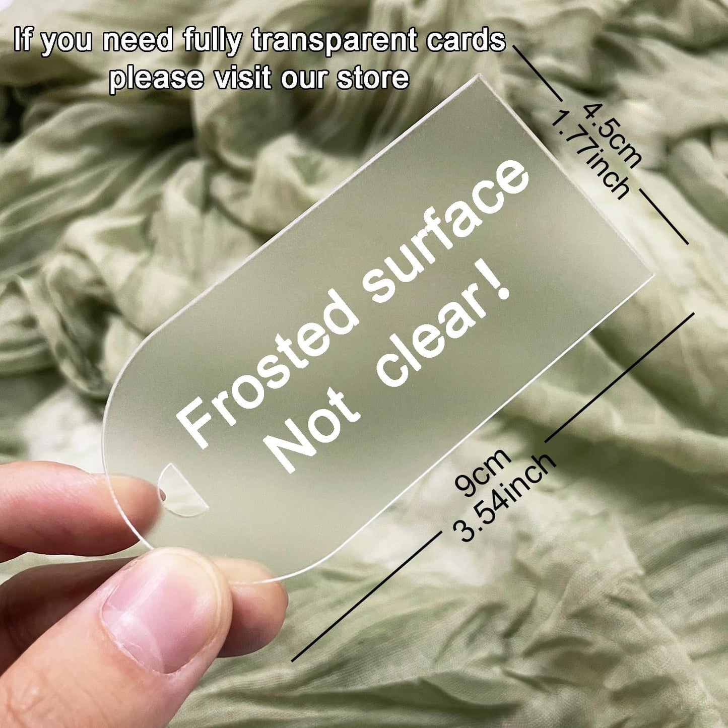 50Pcs Acrylic Place Card for Wedding Frosting Acrylic DIY Table Seating Cards Wedding Supplies with Champagne