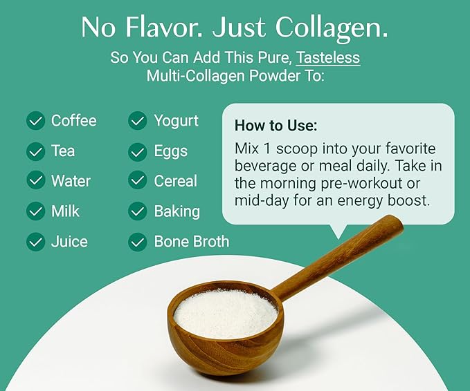 ALGAECAL Collagen - 4 Clinically-Supported Peptides VERISOL®, FORTIGEL®, UC-II®, FORTIBONE®, Anti-Aging Hydrolyzed Collagen Powder, 60 Servings, Made in USA