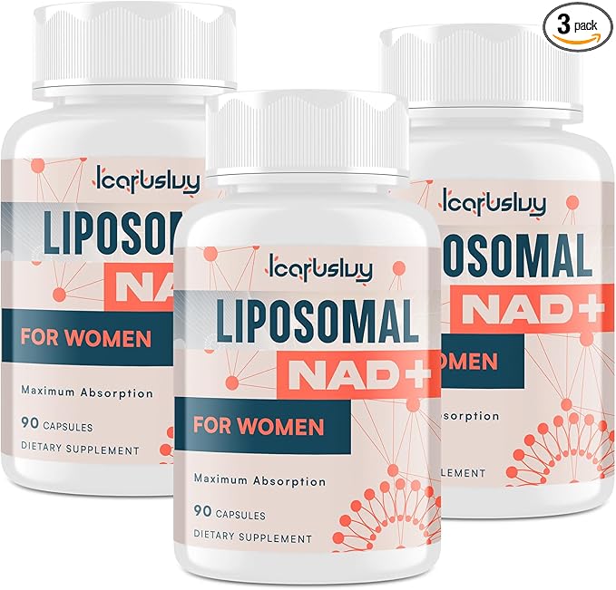 2000MG NAD+ Supplement for Women, with Ashwagandha, Maca, Black Cohosh & Ginkgo Biloba, NMN Alternative, Max Absorption - Liposomal NAD+, Menopause, Focus, Energy, Aging Combat, 270 Capsules