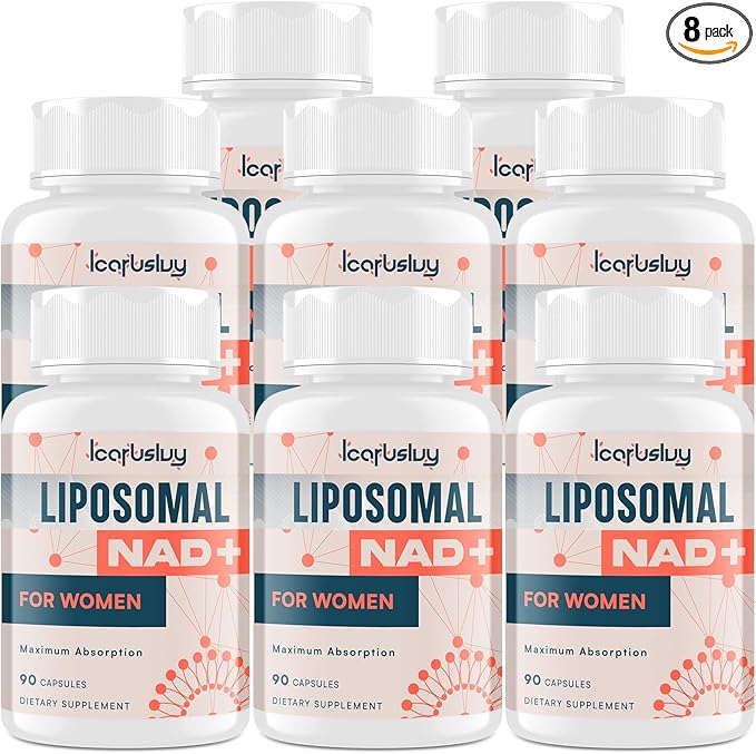 2000MG NAD+ Supplement for Women, with Ashwagandha, Maca, Black Cohosh & Ginkgo Biloba, NMN Alternative, Max Absorption - Liposomal NAD+, Menopause, Focus, Energy, Aging Combat, 720 Capsules