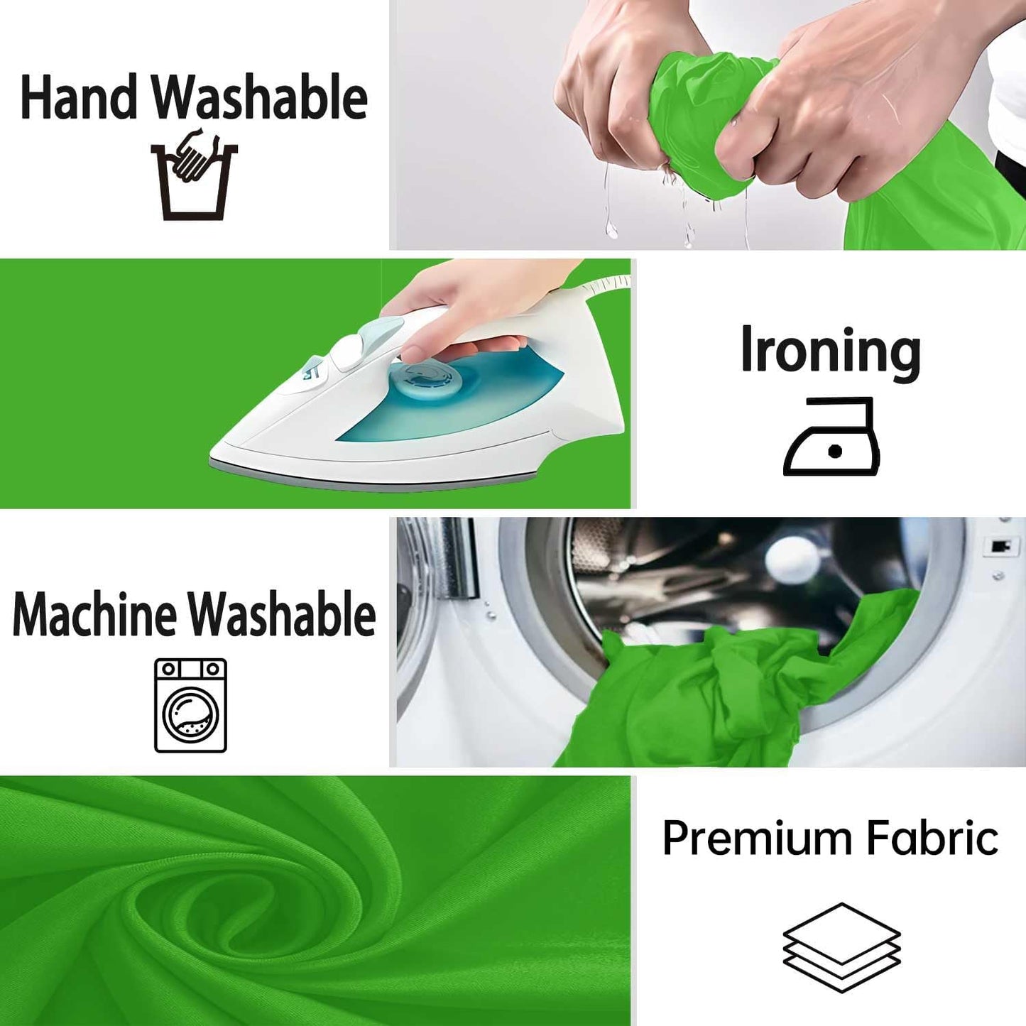 Green Screen Backdrop,Product Photo Backdrop for Photoshoot,Photography Background for Streaming Video Studio 8FTx10FT