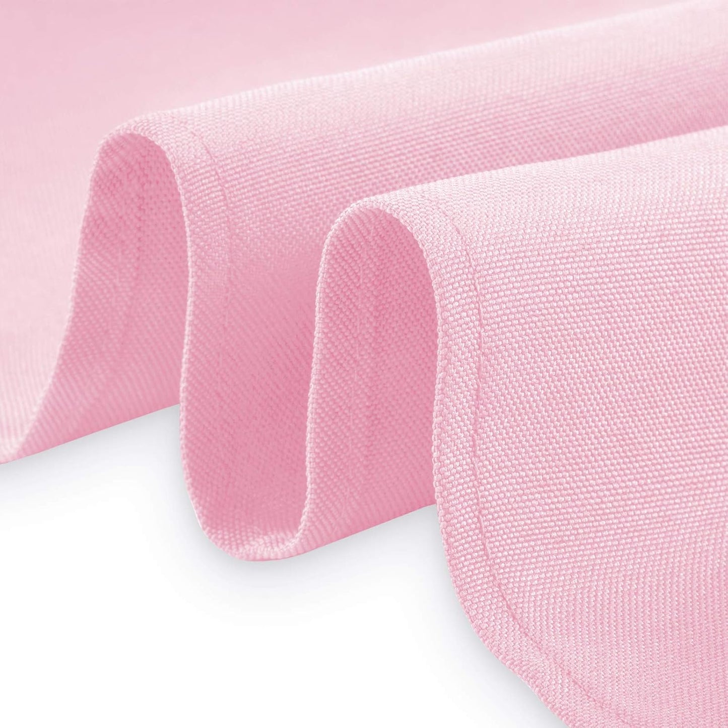 Lann's Linens - 10 Premium 70" Square Tablecloths for Wedding/Banquet/Restaurant - Polyester Fabric Table Cloth - Pink