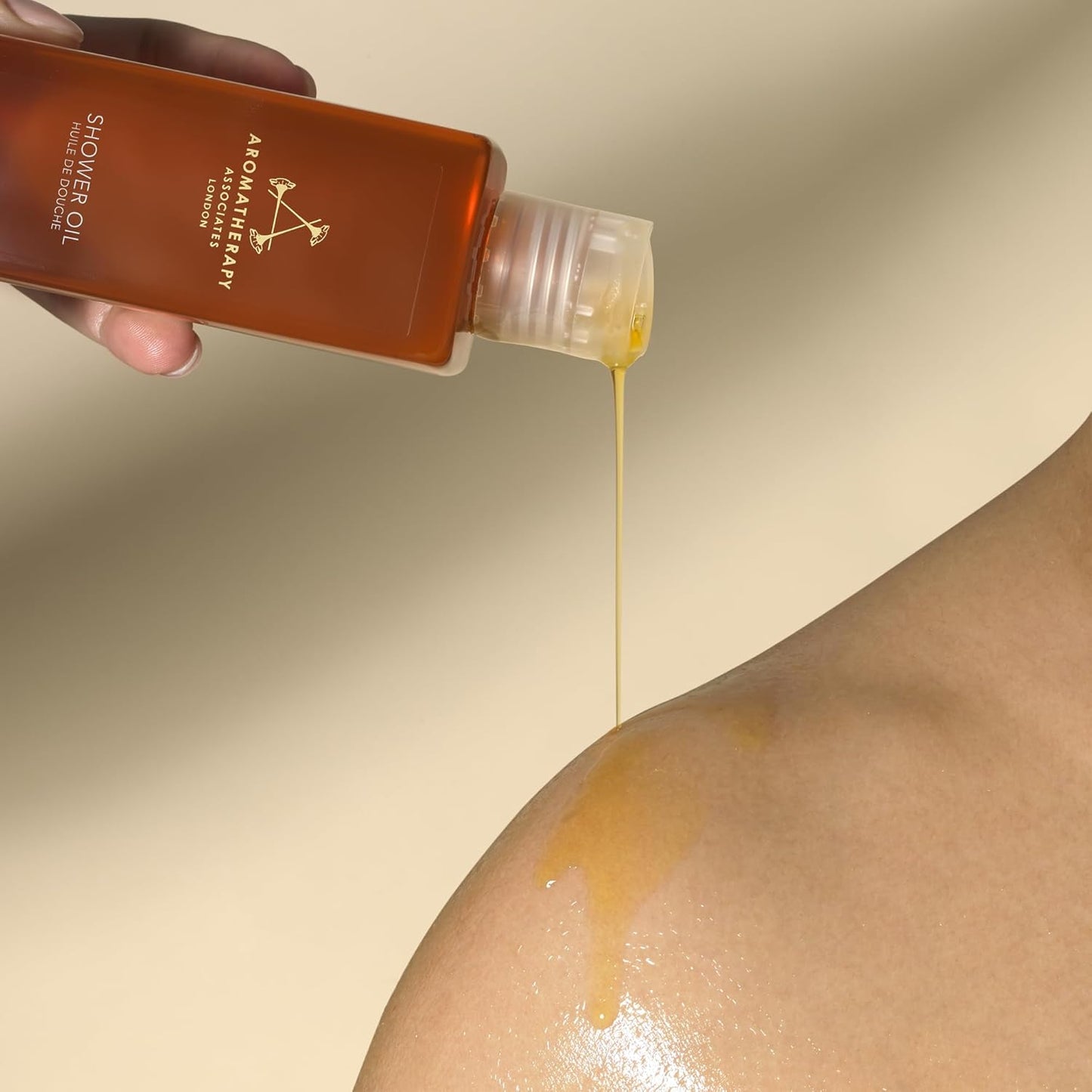 Aromatherapy Associates Rose Shower Oil. Soothing Blend of Rose, Geranium and Palmarosa Essential Oils to Cleanse, Nourish and Moisturize (8.45 fl oz)