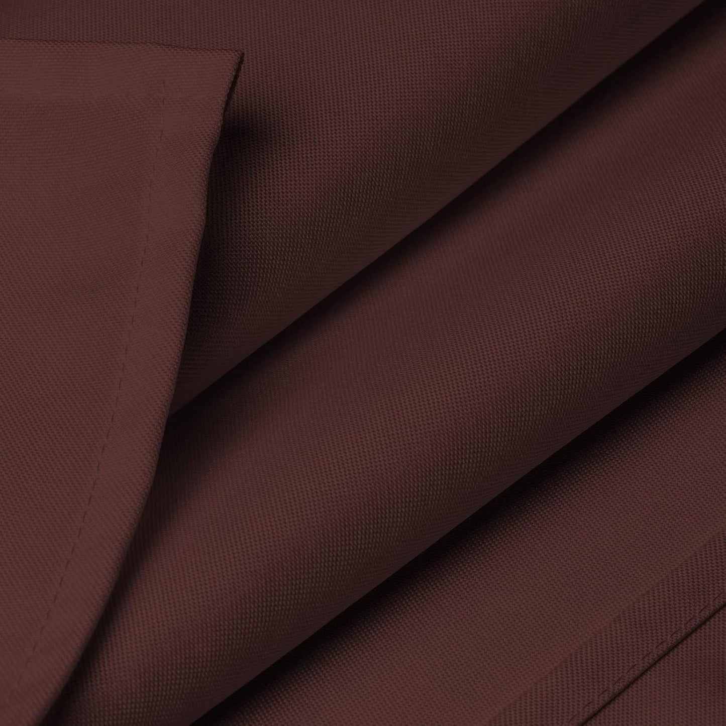 Lann's Linens - 70" Square Premium Tablecloth for Wedding/Banquet/Restaurant - Polyester Fabric Table Cloth - Chocolate Brown