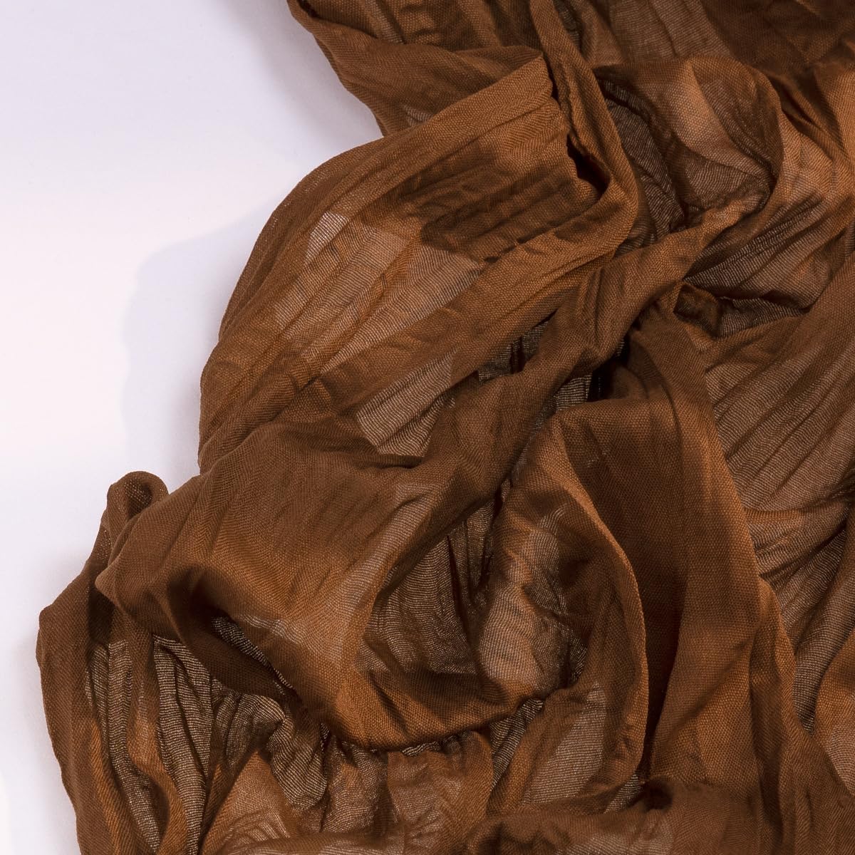 Brown Cheesecloth Table Runner Tan 4 Pack Fall Table Runners Boho Gauze 120 Inches Marron Cheese Cloth Fall Table Decorations for Thanksgiving Wedding Bridal Baby Shower Tea Party Decor