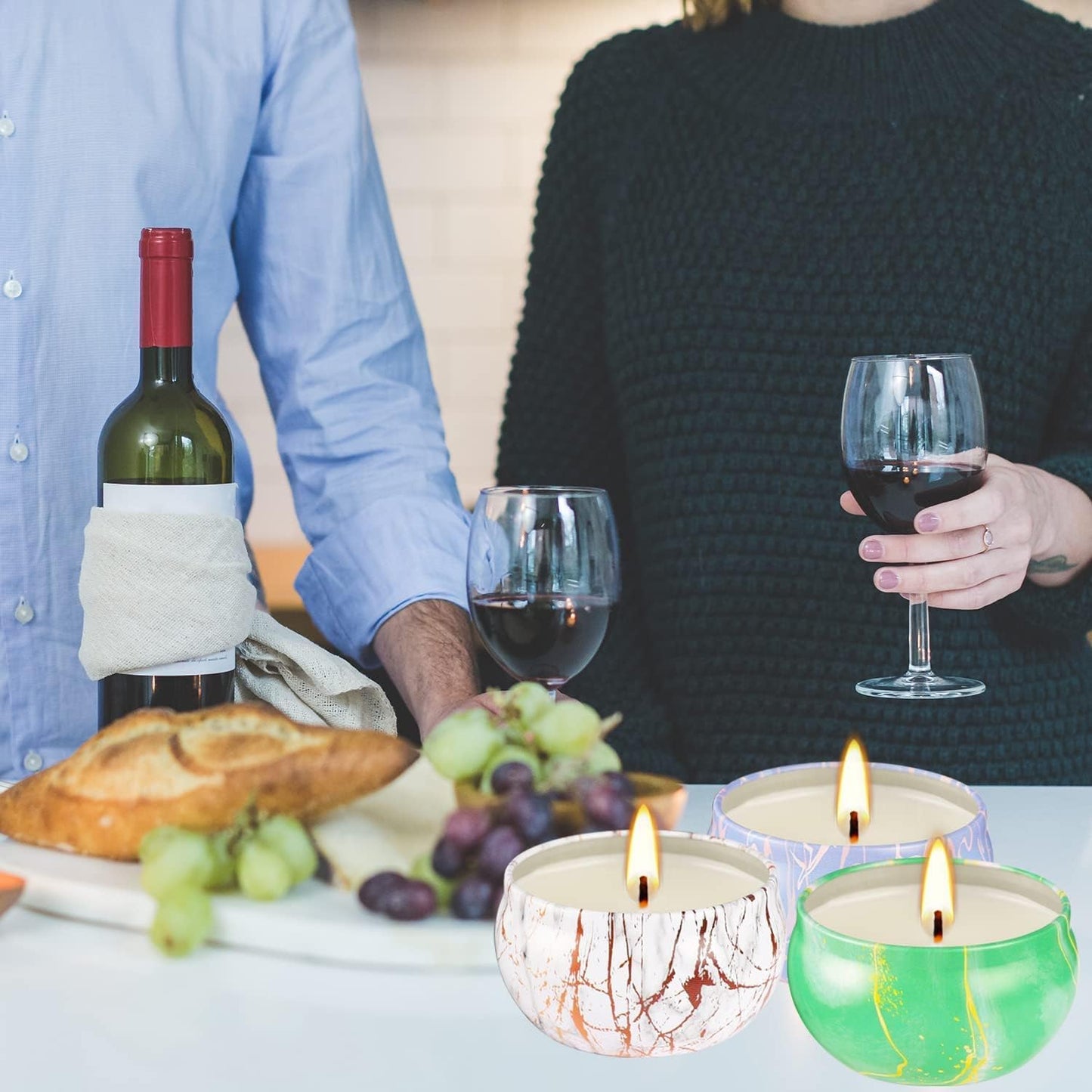 Mother's Day Scented Candles Gifts Set 16 Pack Soy Wax Travel Tin Jar Candles for Home 2.5 OZ Aromatherapy Candles for Mom for Christmas, Birthday, Thanksgiving, Mother's Day…