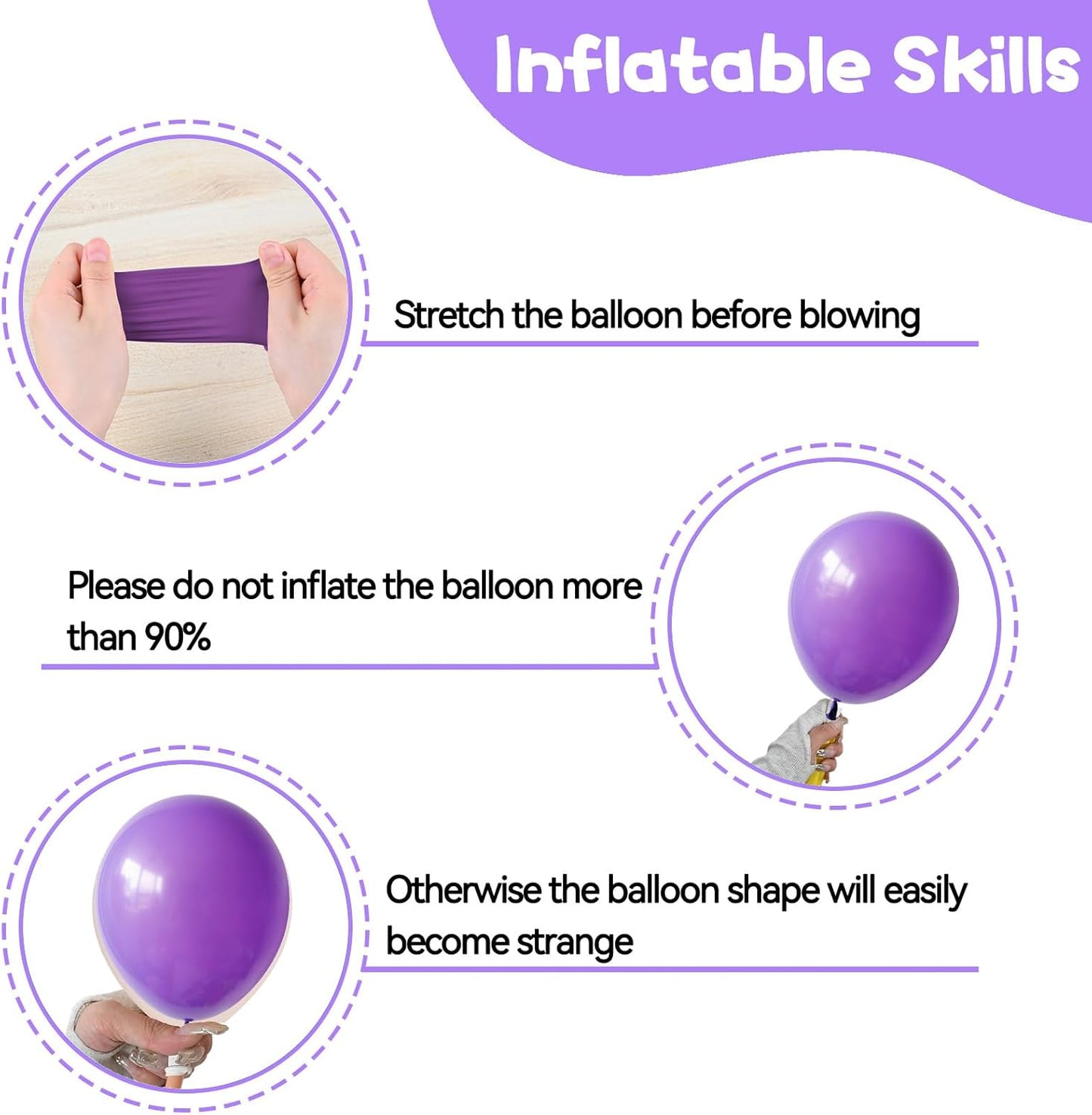 Pink Blue Purple Balloons, Pack of 50 12 inch Balloon with Metallic Silver Purple Teal Green Balloons for Magic Theme Birthday Baby Shower Party Decorations Supplies