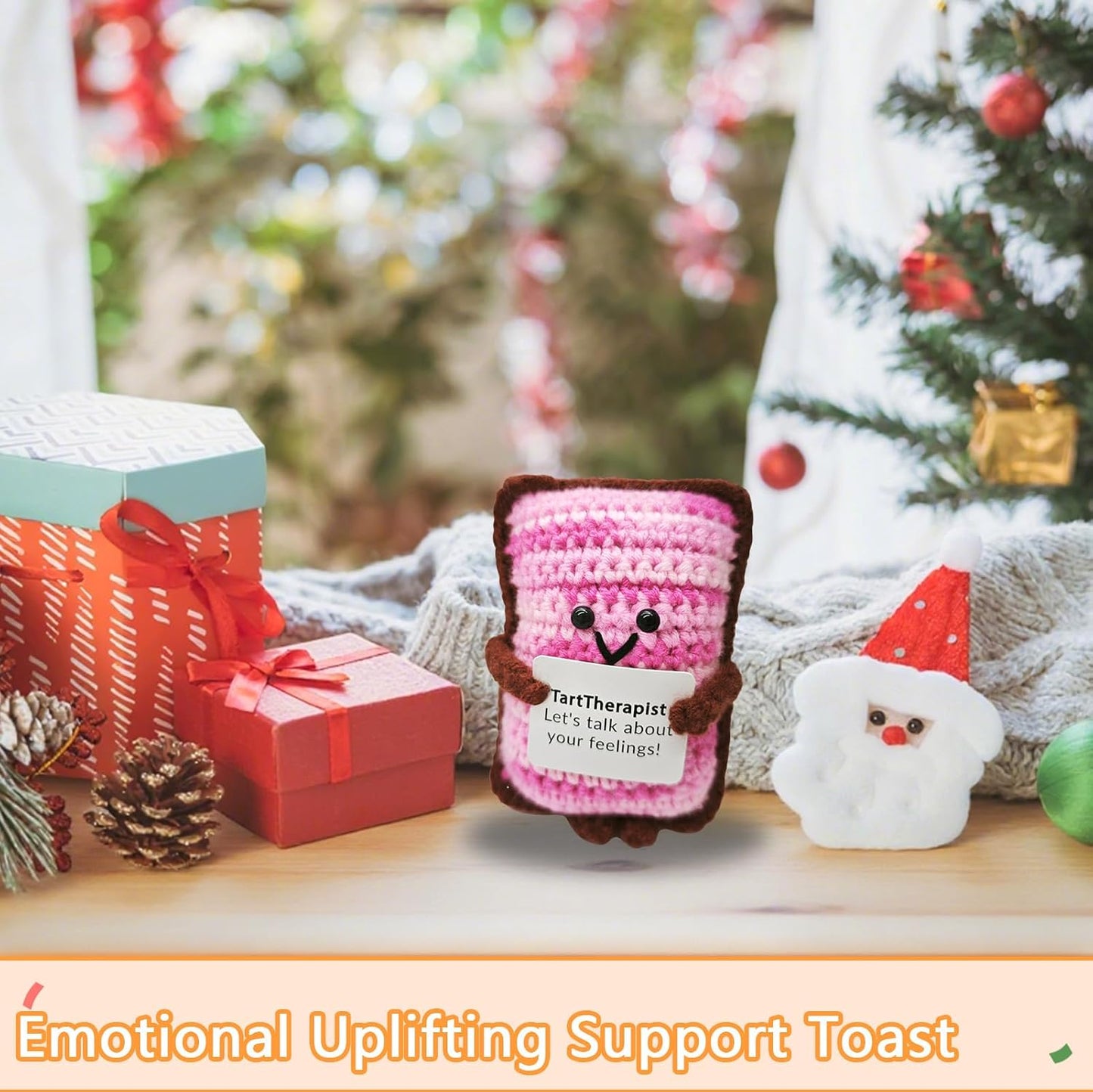 Funny Handmade Toast Gift-Unique Cute Presents for Women & Men,Emotional Cheer Support,Birthday Gifts for Her/Him,Friends,Coworkers,Family