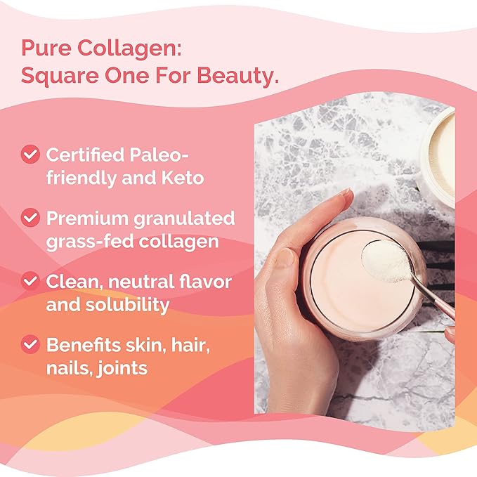 Zint Collagen Peptides Powder (32 oz) | Grass-Fed, Hydrolyzed Type I & III | Supports Skin, Hair, Joints & Gut Health | Rich in Key Amino Acids | Paleo-Friendly, Keto, Non-GMO, Unflavored
