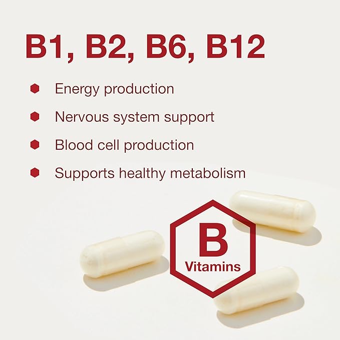 PROTOCOL FOR LIFE BALANCE B Complex Neuro Factors - with Vitamin C, Alpha-Lipoic Acid, CoQ10, and More - 60 Veg Caps