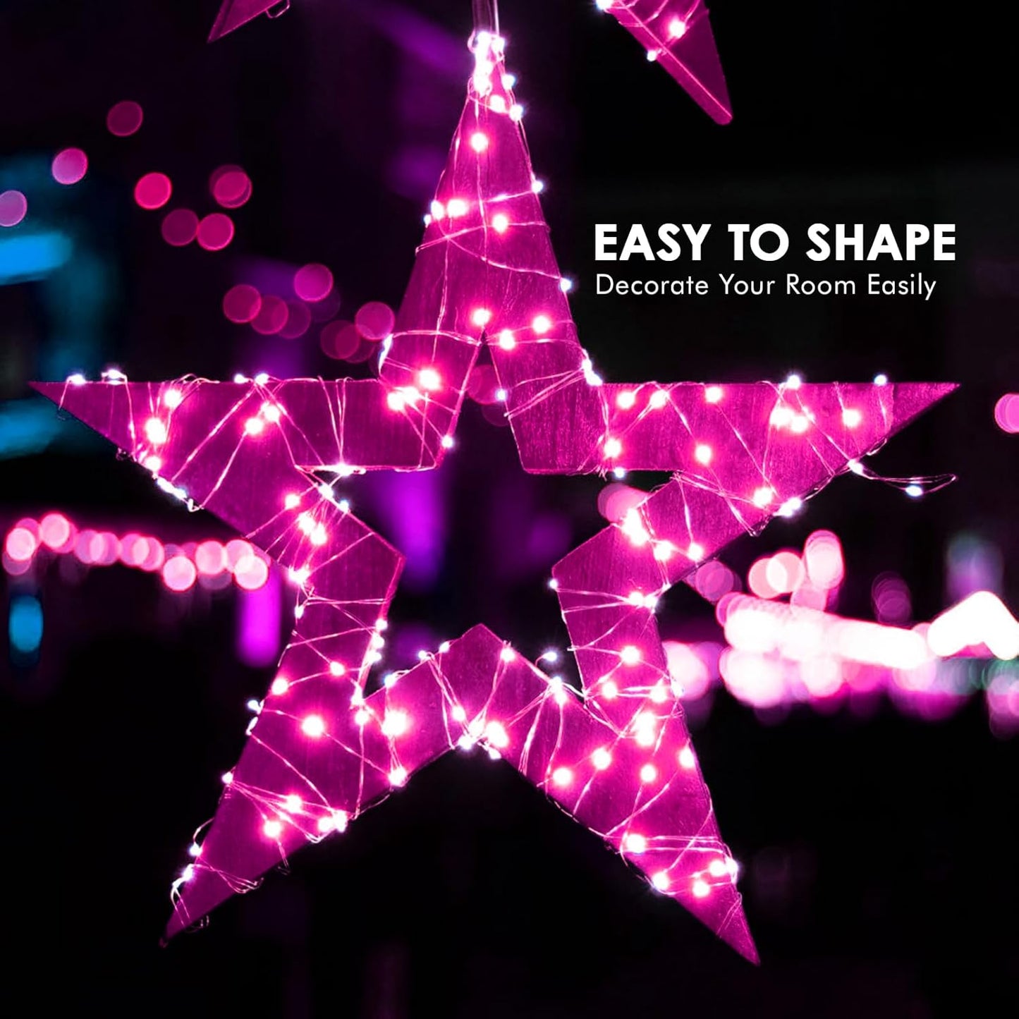 Fairy Lights 12 Pack Battery Operated 7ft 20LED Waterproof Silver Wire Christmas Lights for Outdoor, Indoor, Birthday, Wedding & Home Decor