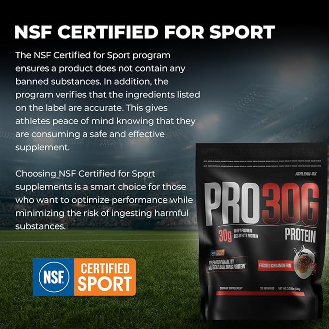 ATHLEAN-X PRO-30G, Premium Whey Protein Isolate Powder, Frosted Cinnamon Bun, Gluten-Free, Low Sugar, 30g of High Protein Powder for Muscle Recovery & Growth