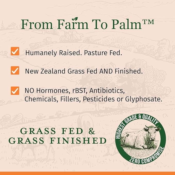 Ultra Human Big Farmer Grass-Fed & Finished Beef Liver Capsules – 180 Ct, Supports Energy, Detox, Digestion & Immunity, Non-GMO Desiccated Beef Organ Supplement for Liver Health & Full-Body Wellness