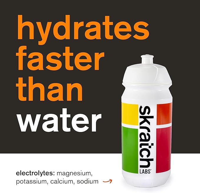 Skratch Labs Hydration Packets - Hydration Drink Mix, Orange (20ct) - Electrolyte Powder Packets Developed for Athletes and Sports Performance - Gluten Free, Vegan, Kosher