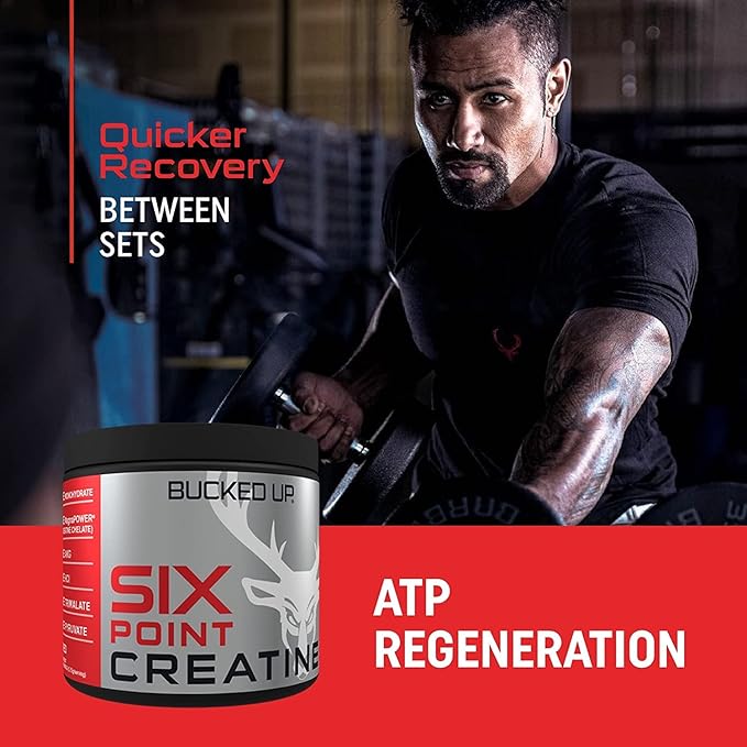 Bucked Up Six Point Creatine™ Six Types of Creatine - for Men and Women
