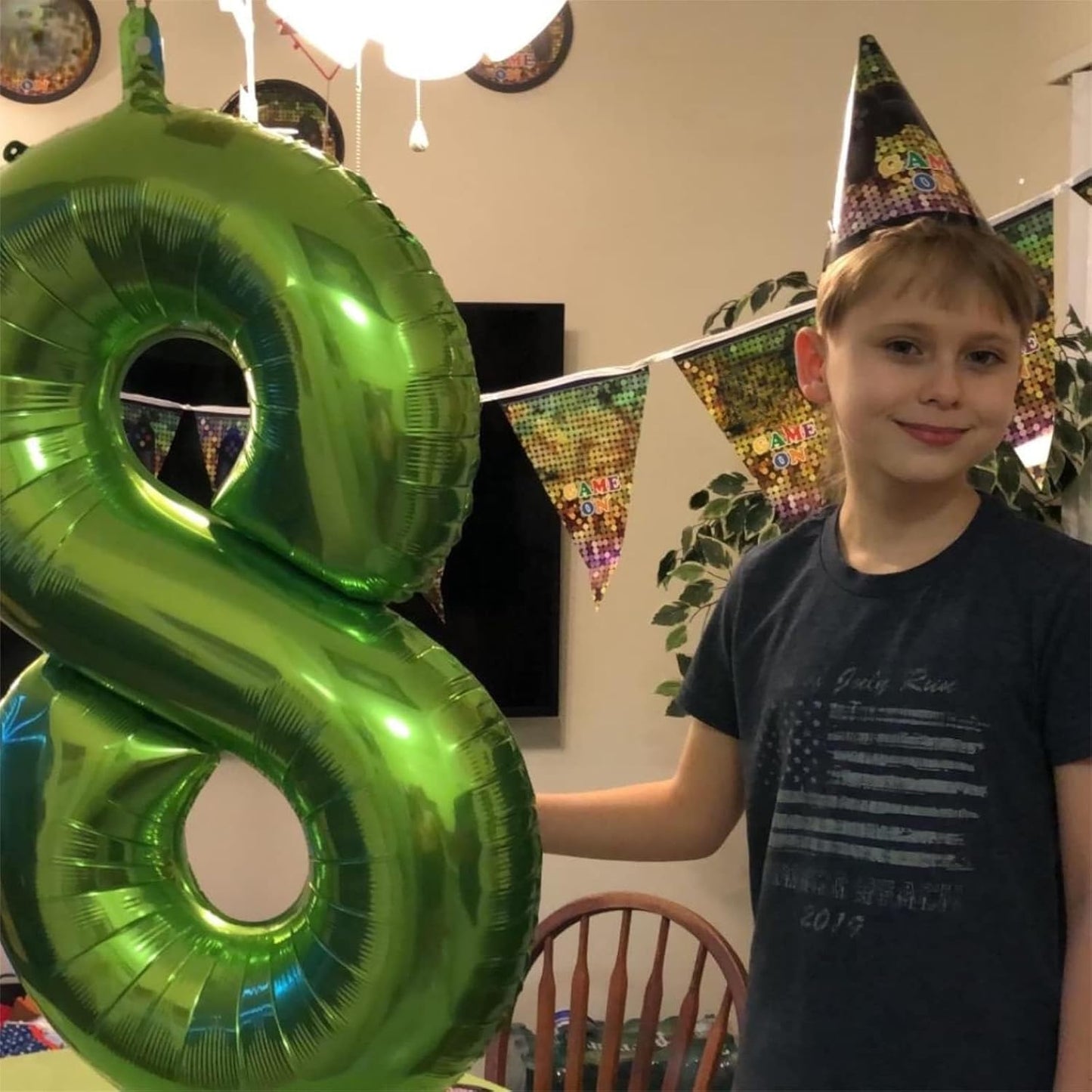 40 Inch Balloon Number 9 Green, Large Foil Number Balloons Set 0-9, Digital 9 Helium Balloons for Girls Boys Men Women 9th Jungle Football Birthday Anniversary Graduation Christmas Party Decoration