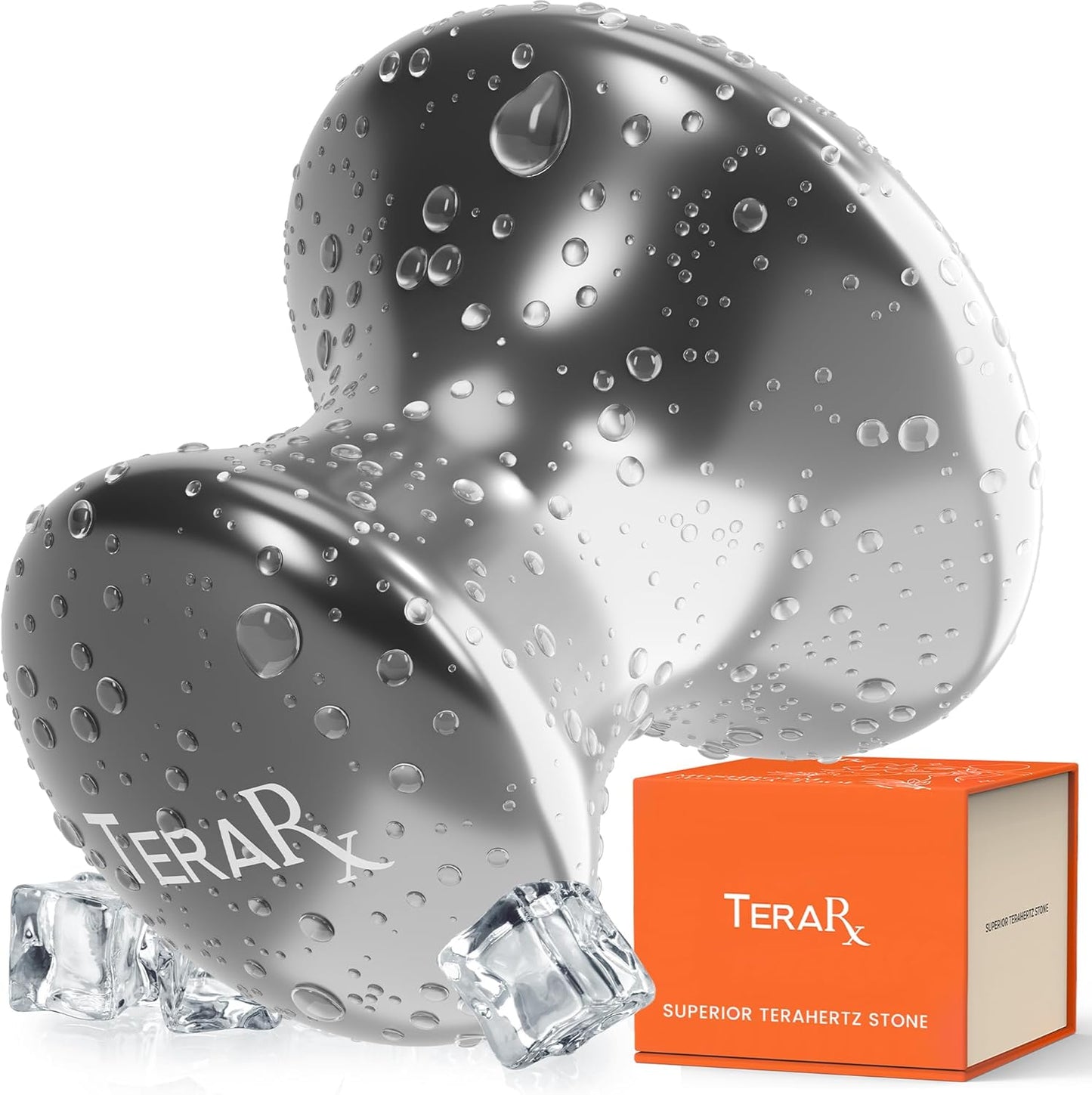 Terahertz Stone Gua Sha & Massage Tools – Authentic Terahertz Tools for Lymphatic Drainage, Tension Relief, and Facial Relaxation (Mushroom Gua Sha)