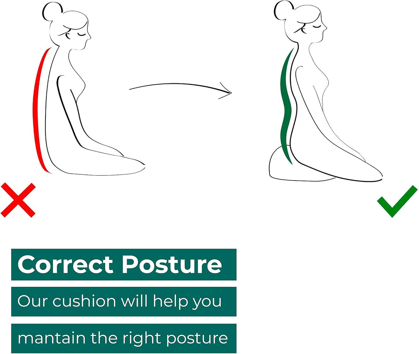 (Height 6.5") Round Zafu Yoga Bolster for Gymnastics & Meditation Made in the EU - Light Beige 100% Natural Cotton Yoga Meditation Buckwheat Meditation Cushion with Washable Covers